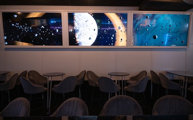 A sneak peek at the new, immersive Space Bar in Market Square