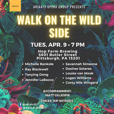 Aria412 Opera Group Presents Walk on the Wild Side Show