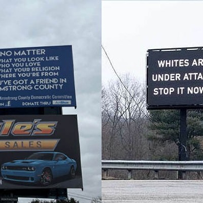 Armstrong County Dems accuse billboard company of “right-wing cancel culture”