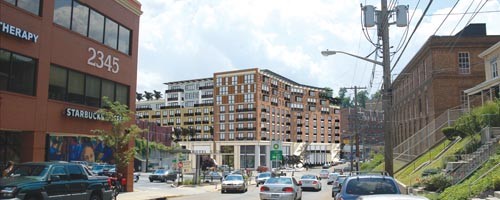 Project planners and the public meet to discuss proposed new development in Squirrel Hill