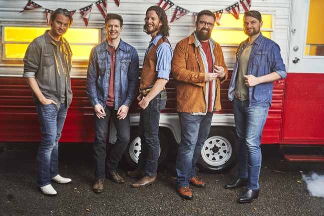 “Country music fans’ favorite a cappella group”  Home Free concert is coming to The Palace Oct. 12th with Special Guest Casey Barnes