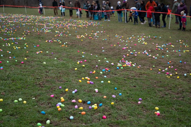 Easter Egg Helicopter Drop