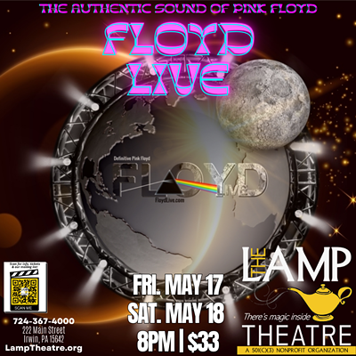 Floyd Live returns Fri. May 17 & Sat. May 18 @8pm tickets $33