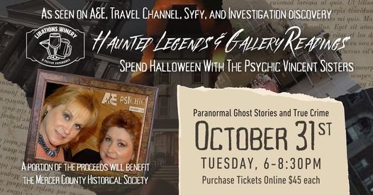 Haunted Legends & Gallery Reading with Psychic Vincent Sisters