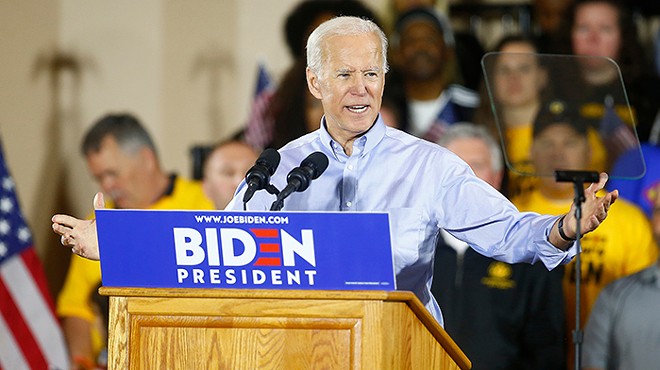 In Pittsburgh during train-stop tour, Biden pitches himself as a son of the working class