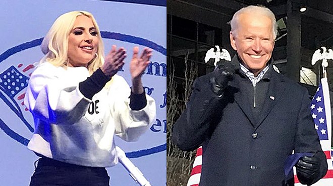 Joe Biden, Lady Gaga close out campaign at drive-in rally in Pittsburgh