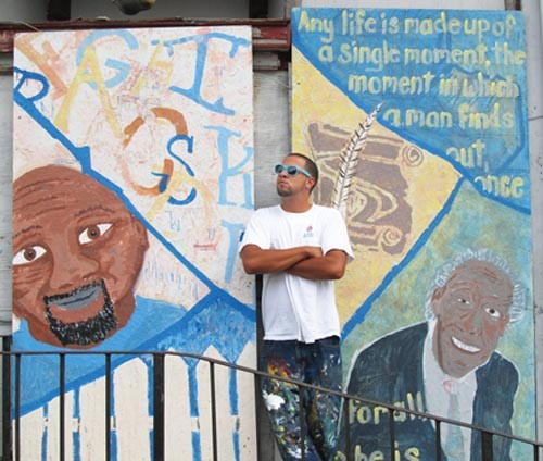 Art Restoration: Project replaces blight with art, education