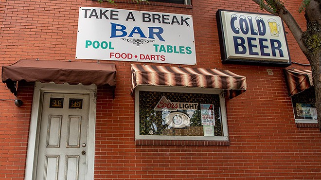 Lawrenceville dive Take a Break Bar — and its attached duplex — is up for sale