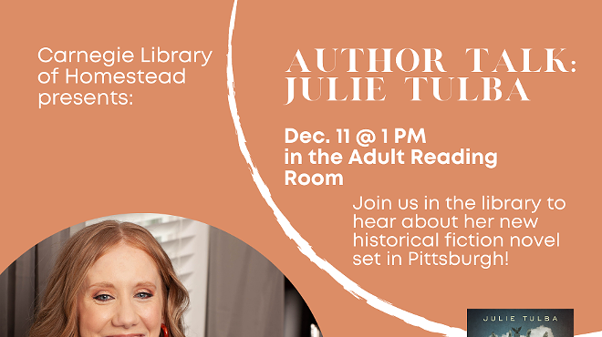 Library Author Talk: Historical Fiction Novelist Julie Tulba
