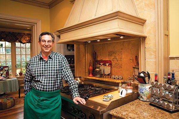 Lou Testoni readies his Shadyside kitchen for a holiday feast.