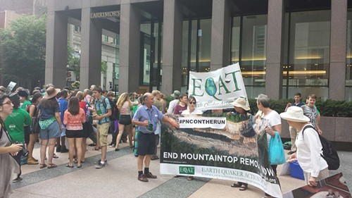Earth Quaker Action Team to protest PNC Bank Saturday over mountaintop mining