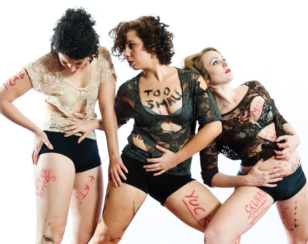 Murphy/Smith Dance Collective's Laura Warnock, Jamie Erin Murphy and Renee Danielle Smith.