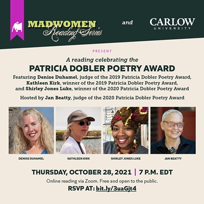 Patricia Dobler Poetry Award Reading: Duhamel, Kirk, Luke, Beatty