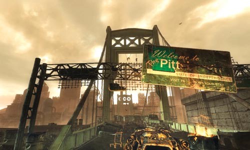 Pittsburgh is the model for another post-apocalyptic landscape in another video game