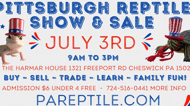 Pittsburgh Reptile Show & Sale July 3rd