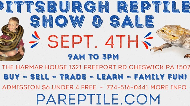 Pittsburgh Reptile Show & Sale Sept 4th 2022