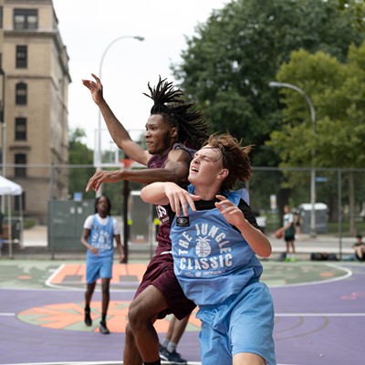 Sudden death basketball tournament at The Jungle