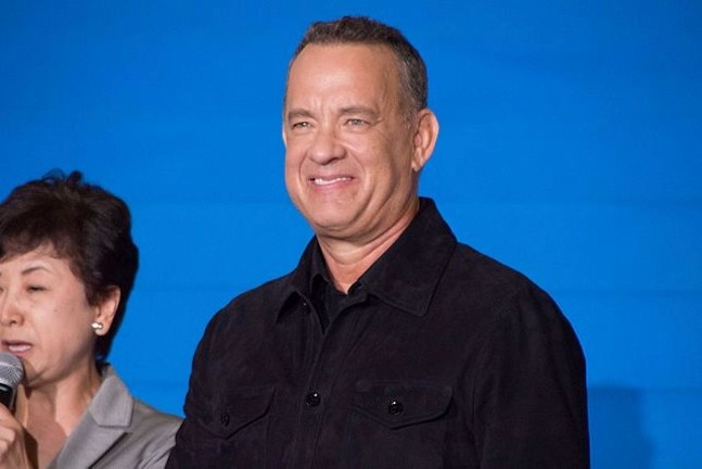Tom Hanks is in Pittsburgh tonight and wants you to register to vote