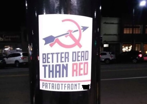 Dozens of white nationalism fliers hung in Pittsburgh's South Hills on Election Day