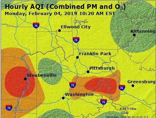 What’s behind those “unhealthy air quality” warnings in Pittsburgh?