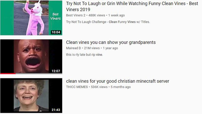 Vines best sale clean funny