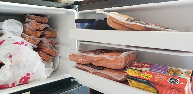 How many hot dogs is too many hot dogs? Probably this many