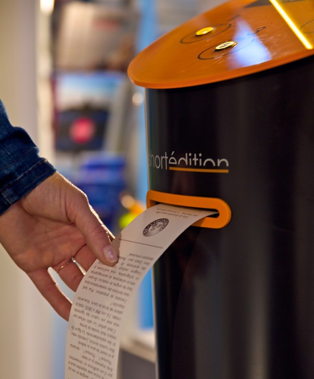 Carnegie Mellon University now has a vending machine dispensing short stories