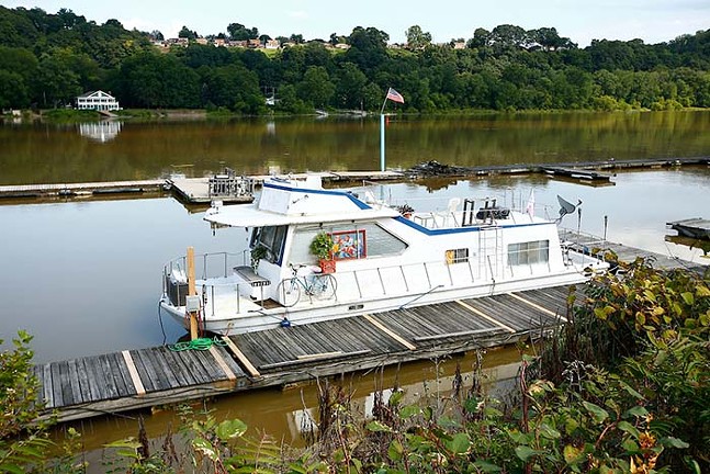 The simple pleasures and difficulties of life on a houseboat