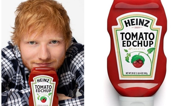 Heinz can't stop collaborating with Ed Sheeran