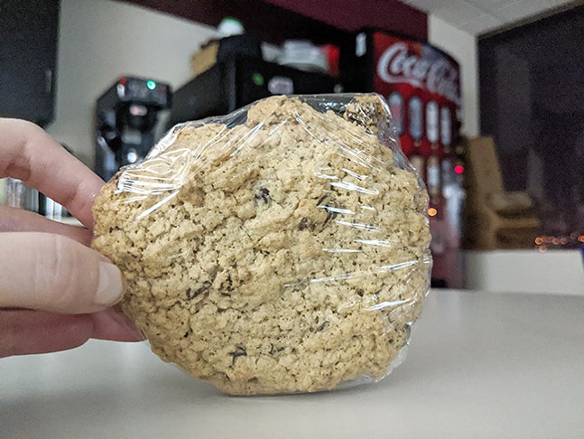 Reviewing the sad, leftover cookie from Pittsburgh City Paper's last day in Centre City Tower (2)