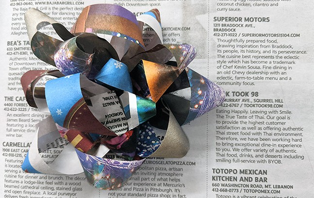 Fun a Day Pittsburgh: 31 Days of Upcycled Newspapers