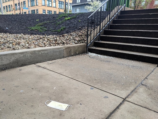 Pittsburgh residents express frustration over PPE litter found throughout city (2)