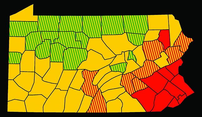 Update: Some Pennsylvania counties are cleared for green phase on May 29, Allegheny to remain yellow (5)
