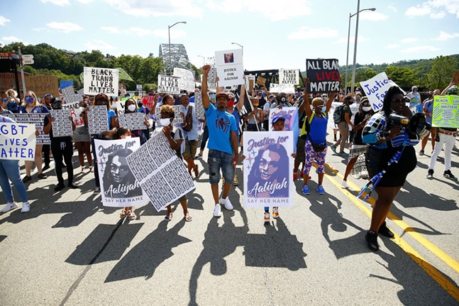 Protesters demand answers in death of trans activist Aaliyah Johnson (2)