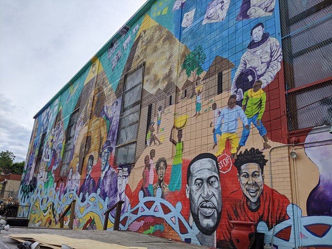 Black history mural in Homewood spans 400 years to honor 'victims of police brutality and racism'