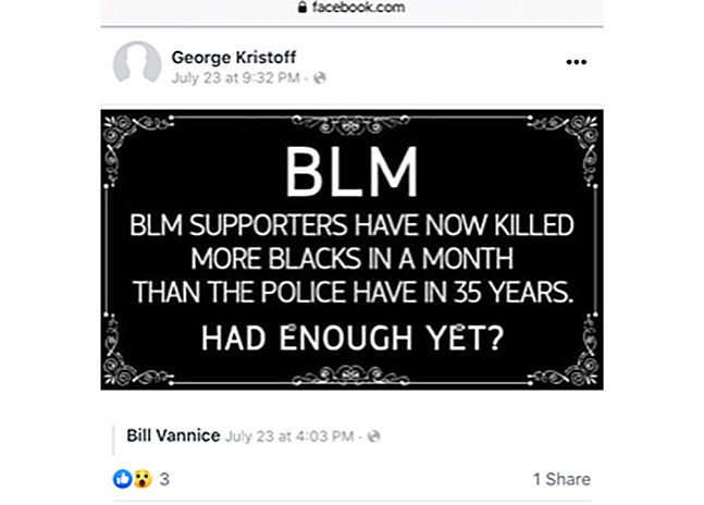 Pittsburgh Police Sergeant shares racist and anti-protest material on social media during ongoing Black Lives Matter demonstrations (4)