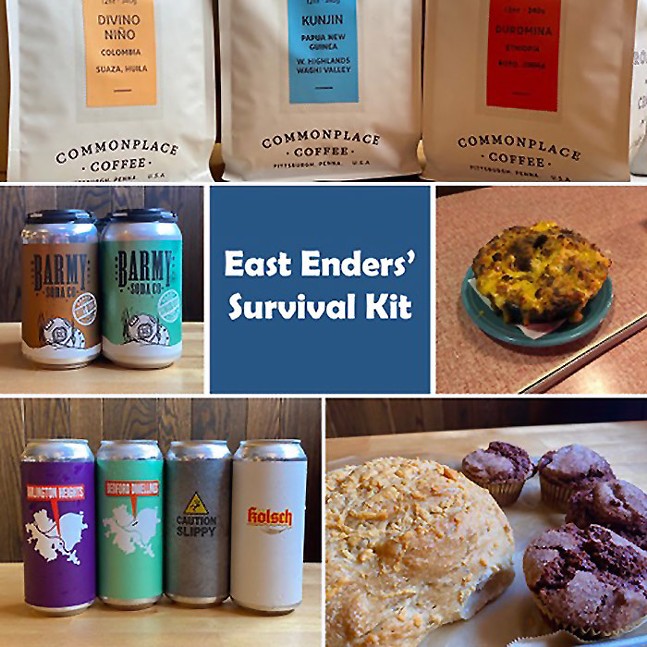 Five East End businesses collaborate on CSA-style “survival kits”