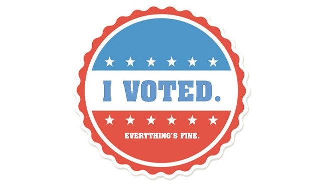 Download or print out these "I voted" stickers (6)