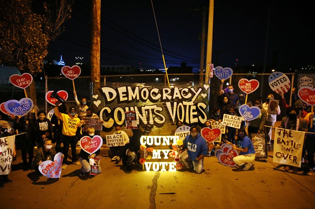 North Side 'Count Every Vote' rally unites community before marching to Allegheny Elections warehouse (13)