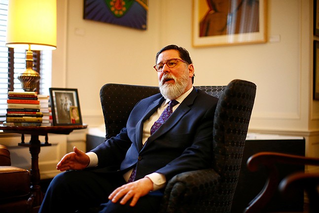 Pittsburgh Mayor Bill Peduto unveils a plan to help the Ohio Valley transition from fossil fuels