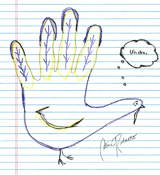 Gobble Gobble: Pittsburgh City Paper staffers draw hand turkeys (5)