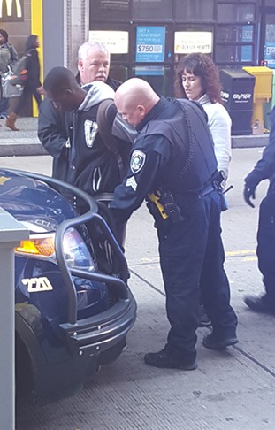 Teens cuffed/cited outside Wood Street T question why they were singled out
