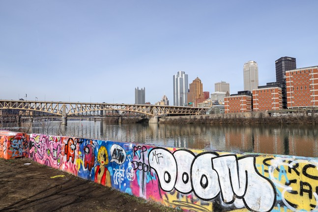 Picturesque views from The Highline and Color Park in Pittsburgh's South Side
