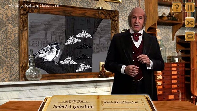 App developed in Pittsburgh facilitates conversations with a "synthetic" Charles Darwin