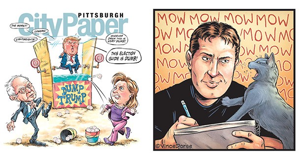 A conversation with this week’s Pittsburgh City Paper cover illustrator Vince Dorse