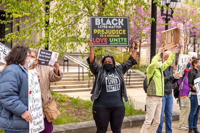 PHOTOS: Pittsburgh church members rally for racial justice; remind city there is "still work to be done"