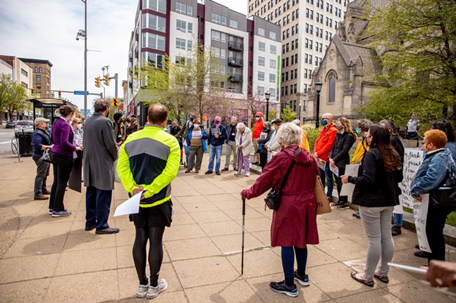 PHOTOS: Pittsburgh church members rally for racial justice; remind city there is "still work to be done"