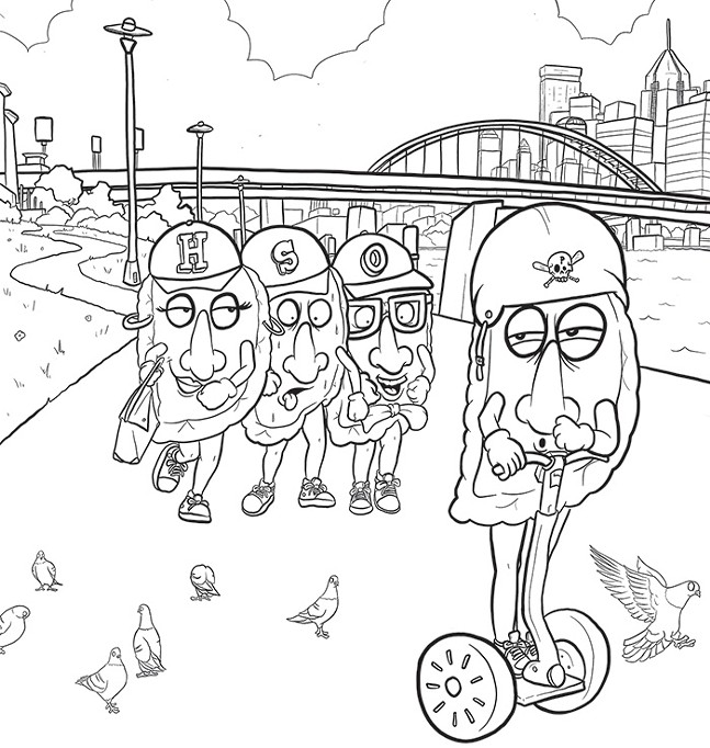 Pittsburgh City Paper's Coloring Issue: Getting Around 'Tahn