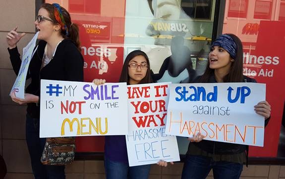 Rally against sexual harassment shuts down McDonald's in Oakland