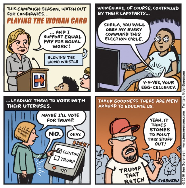 Our favorite Election 2016 comics from our weekly syndicated cartoonist Jen Sorensen